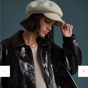 Free People Slouchy Lieutenant Cap -Chameau